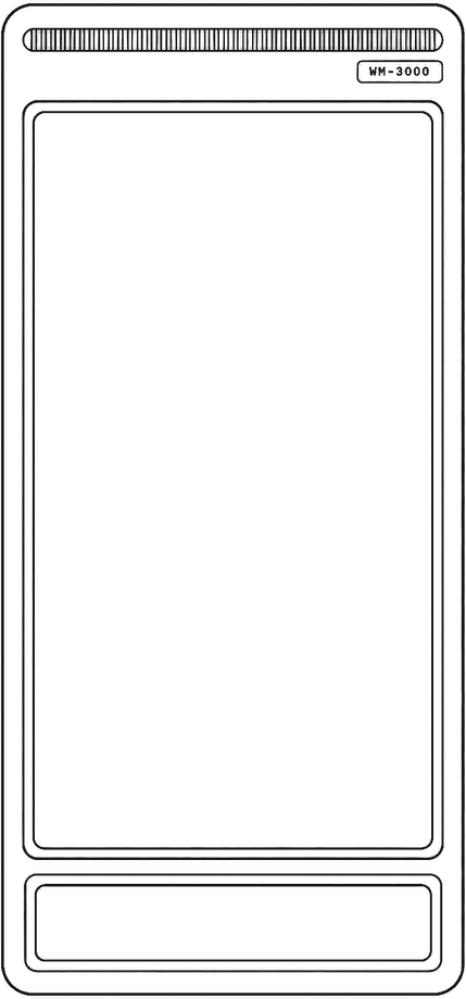 WM-3000 line drawing